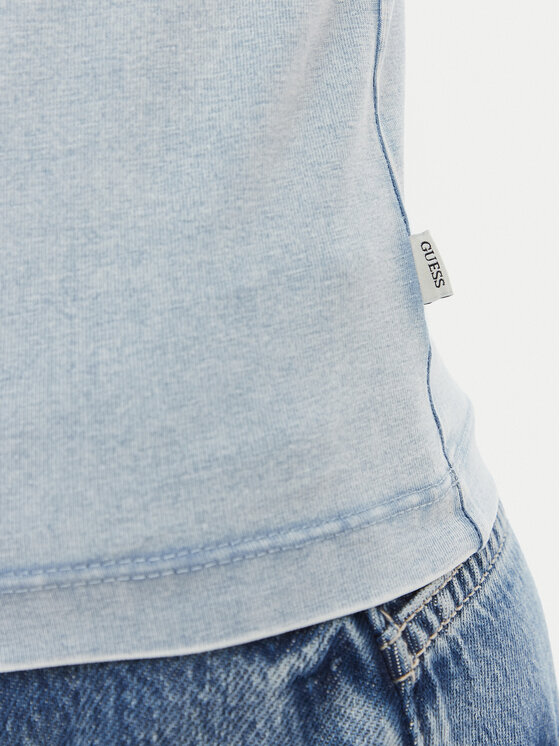Guess Jeans Guess Jeans Camiseta W6GIA6 KCTL1 Azul Slim Fit