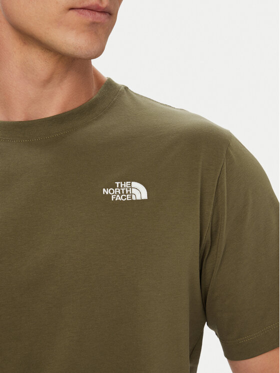 The North Face The North Face T-Shirt Evolution Simple Dome NF0A8CZ2 Χακί Regular Fit