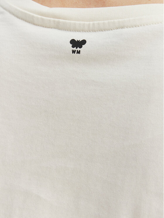 Weekend Max Mara Weekend Max Mara Camiseta Pantera 2615971032 Écru Regular Fit