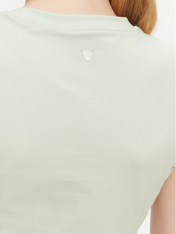 Guess Guess Футболка W5GI07 J1314 Бірюзовий Slim Fit