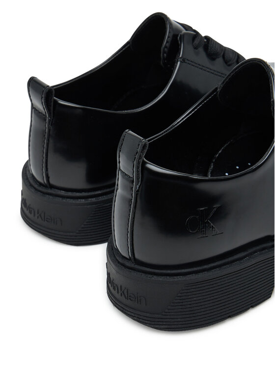 Calvin Klein Oksfordi Calvin Klein Low Cut Lace-Up Shoe V3X4-83182-1453 S Melns