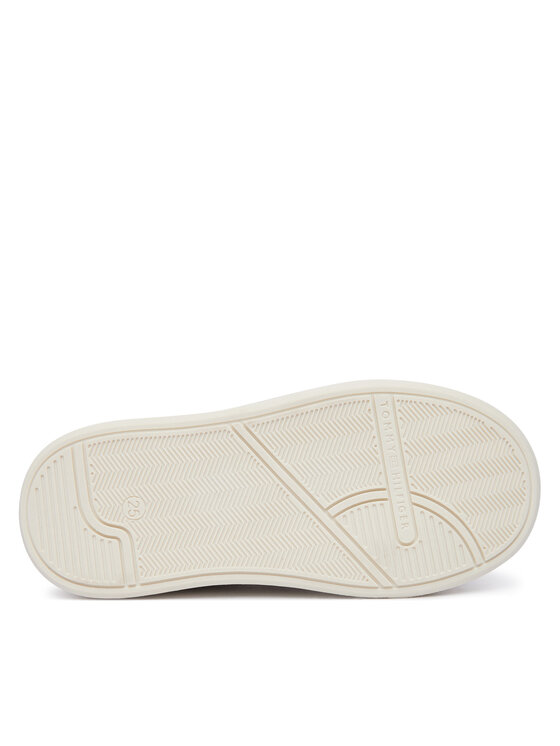 Tommy Hilfiger Sportcipők Tommy Hilfiger Low Cut Velcro Sneaker T1A9-35062-0315 M Világos bézs