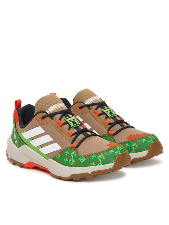adidas Трекінгові черевики adidas Minecraft Terrex Ax4R Hiking JR1289 Коричневий