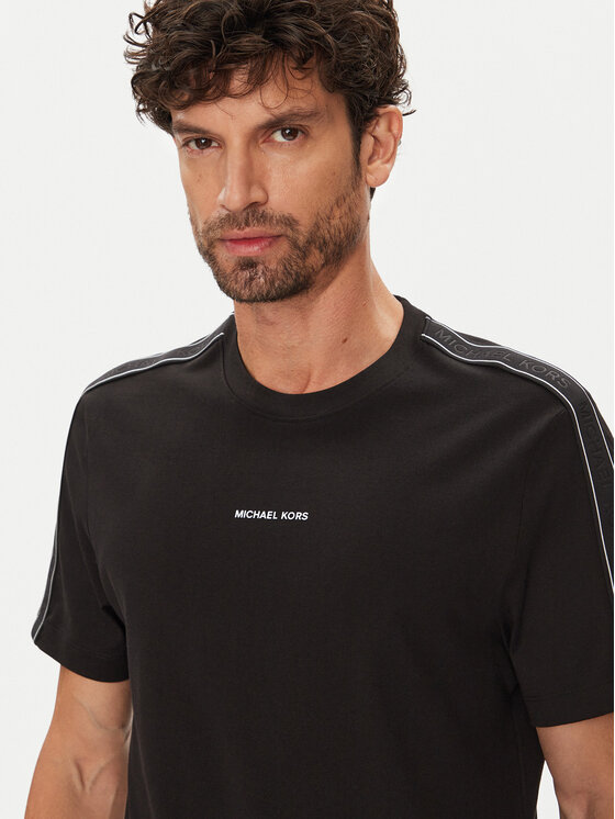 Michael Kors Michael Kors Majica CT4524E1V2 Črna Regular Fit