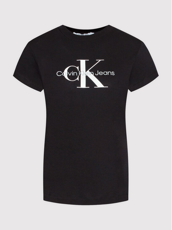 Calvin Klein Jeans Calvin Klein Jeans Majica J20J219142 Črna Regular Fit