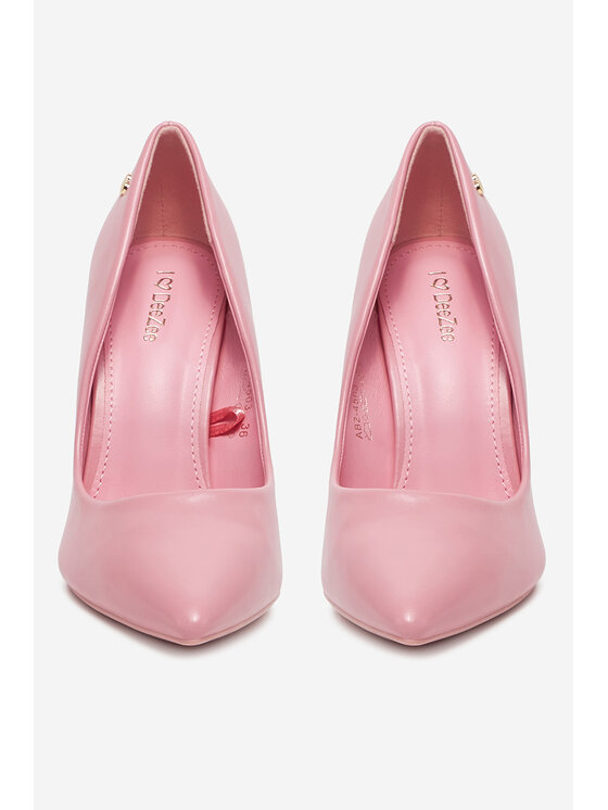 DeeZee Pantofi cu toc subțire DeeZee AB2-4503 Roz
