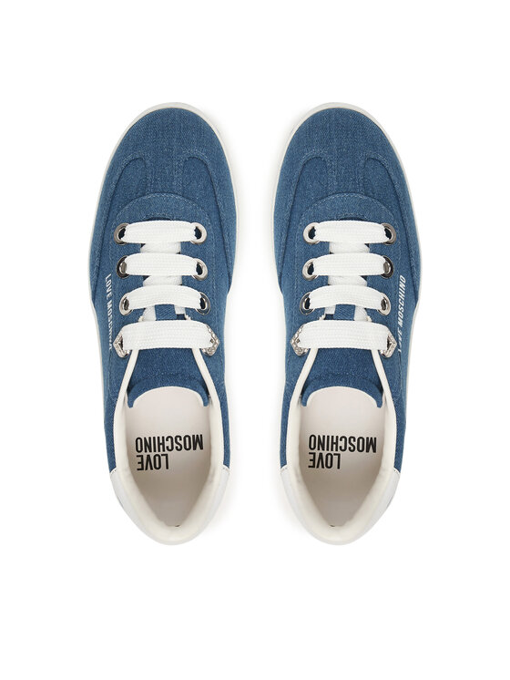 LOVE MOSCHINO Снікерcи LOVE MOSCHINO JA15142G1OJO5700 Голубий