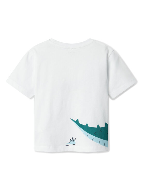 NAME IT NAME IT T-shirt Helge 13238145 Bianco Regular Fit