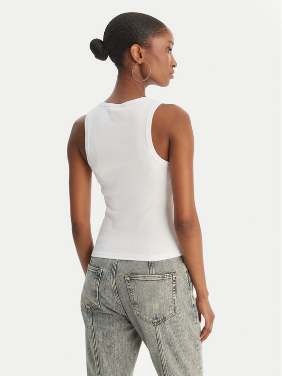Juicy Couture Juicy Couture Top Gothic Crown JCBLV126807 Blanco Slim Fit