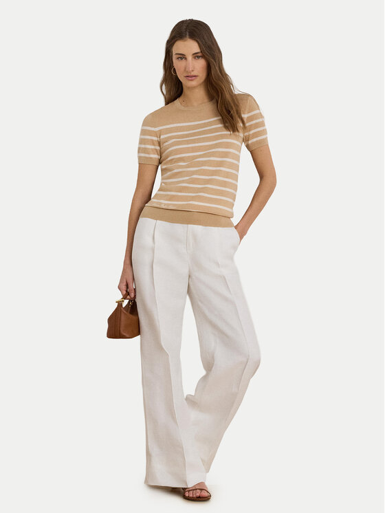 LAUREN RALPH LAUREN LAUREN RALPH LAUREN Camiseta Eyelah 200P13973002 Beis Regular Fit