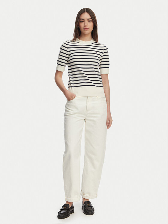Tommy Hilfiger Tommy Hilfiger Maglione WW0WW49705 Bianco Slim Fit