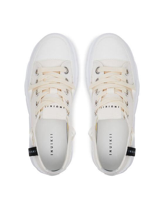 Inuikii Sportbačiai Inuikii Matilda Canvas Low 30102-025 Balta