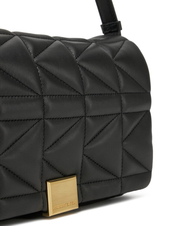 KARL LAGERFELD Ročna torba KARL LAGERFELD A1W30437 Črna