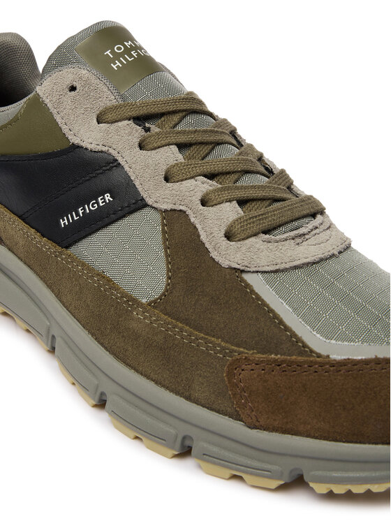 Tommy Hilfiger Sneakersy Tommy Hilfiger Hilfiger Mix Material Runner FM0FM06038 Kolorowy