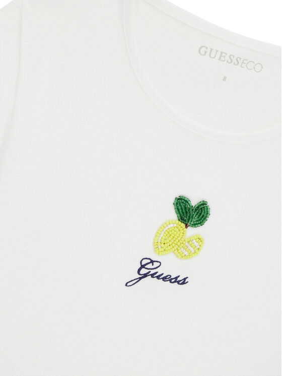 Guess Guess T-shirt J6GI10 K6YW4 Bianco Relaxed Fit