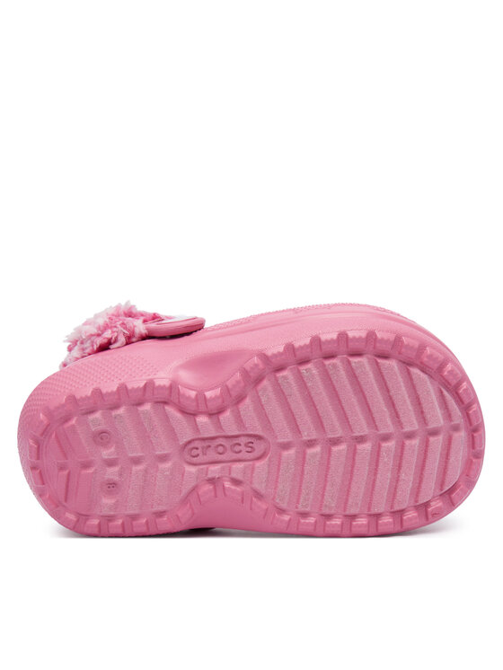 Crocs Nazouváky Crocs Classic Fleece Lined Clog T 212857 Růžová