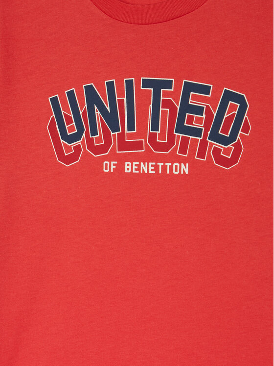 United Colors Of Benetton United Colors Of Benetton T-Shirt 3I1XC10N3 Κόκκινο Regular Fit