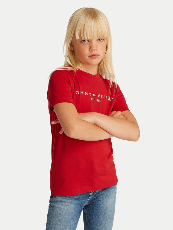 Tommy Hilfiger Tommy Hilfiger T-shirt Essential KS0KS00397 D Rosso Regular Fit