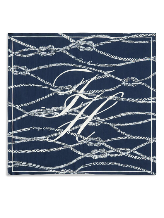 Tommy Hilfiger Skarelė Tommy Hilfiger Script AW0AW18683 Tamsiai mėlyna