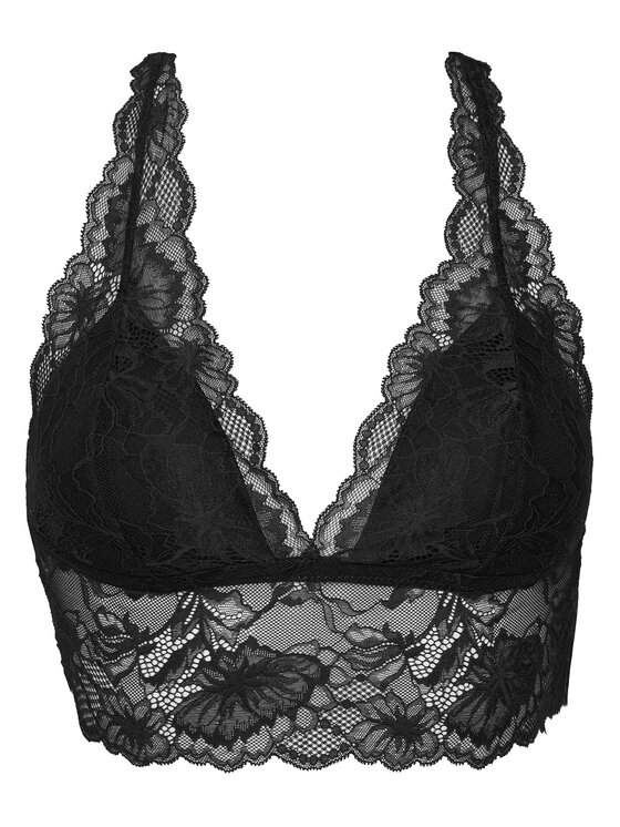Hunkemöller Hunkemöller Бюстгальтер-топ Stormi 300738 Чорний