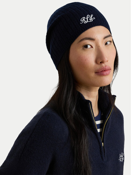 LAUREN RALPH LAUREN Čepice LAUREN RALPH LAUREN 454P04475002 Tmavomodrá
