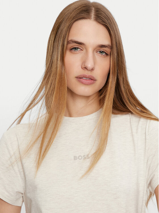 BOSS Boss Футболка Bea 50525711 Écru Regular Fit