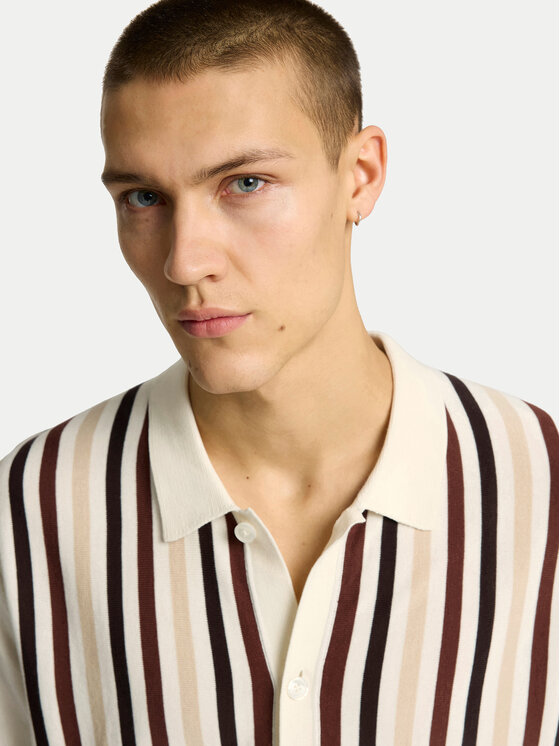 Selected Homme Selected Homme Polo 16096371 Bež Regular Fit