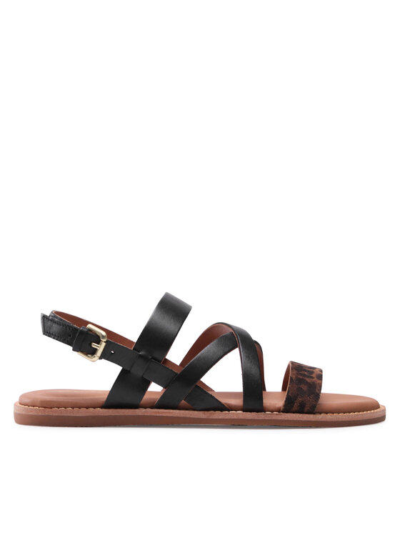 Clarks Szandál Clarks Karsea Sun 261660304 Fekete