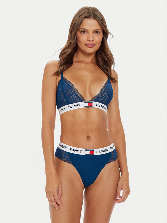 Tommy Hilfiger Tommy Hilfiger Grudnjak brallete UW0UW05610 Plava