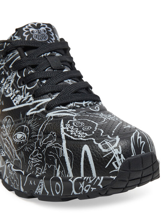 Skechers Сникърси Skechers Street Uno - Process Sketch 177972/BKW Черен