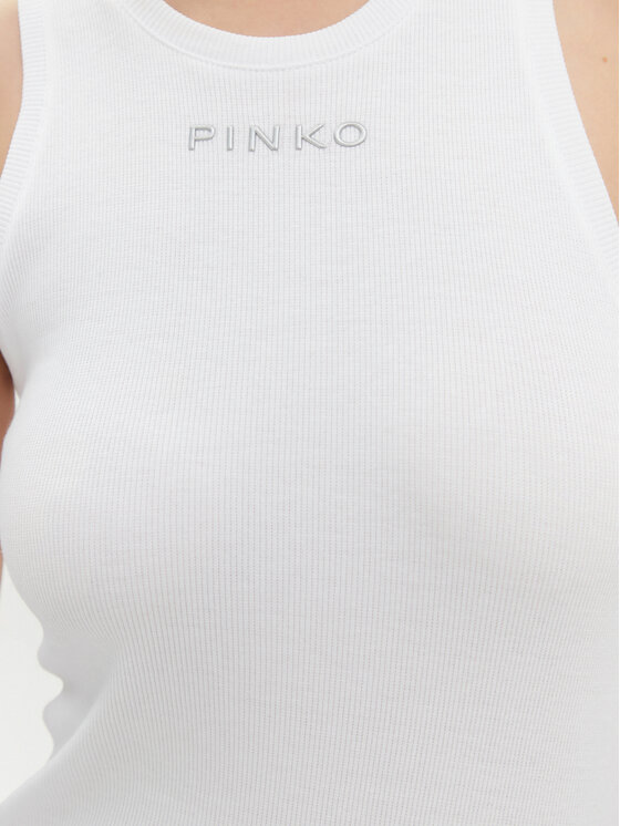 PINKO PINKO Топ 100822 A2C1 Білий Regular Fit