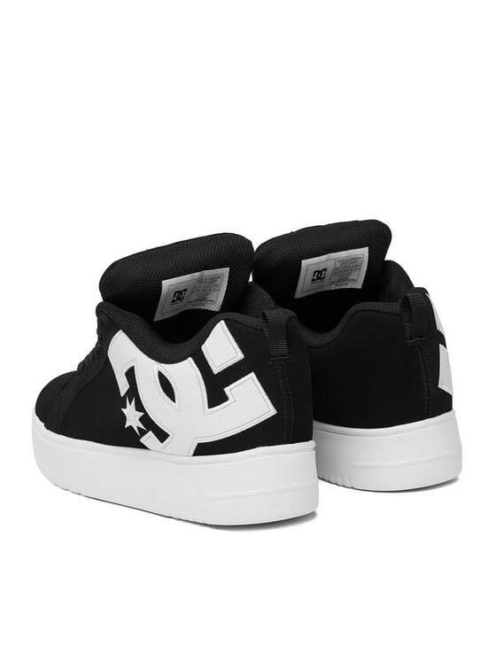 DC Shoes Снікерcи DC Shoes EO-COURT GRAFFIK PLATFORM DC02422004 Чорний
