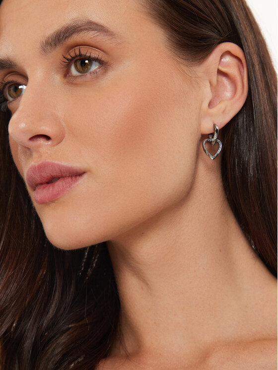 Guess Fülbevaló Guess JUBE0461 7JW Ezüst