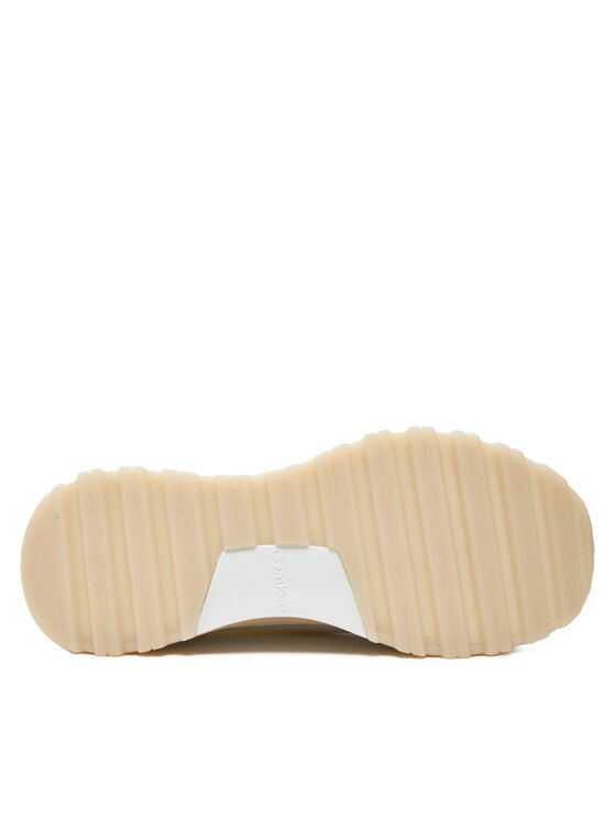 Calvin Klein Zapatillas Calvin Klein Runner Lace Up Pearl Mix M HW0HW02079 Blanco