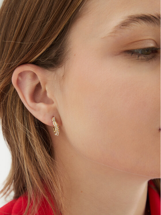 Guess Náušnice Guess JUBE05 017JW Zlatá