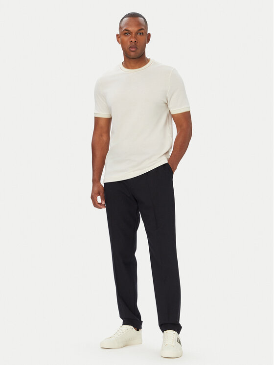 BOSS BOSS Camiseta H-Thompson 81 50565742 Crema Regular Fit