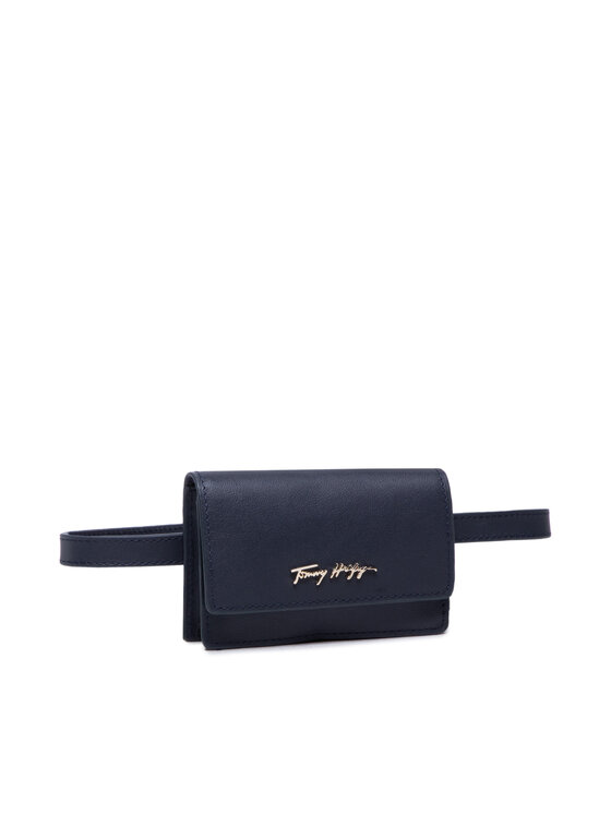 Tommy Hilfiger Torbica oko struka﻿ Tommy Hilfiger Signature Belt Bag AW0AW11691 Tamnoplava