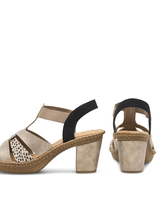 Rieker Sandali Rieker 665K3-60 Beige