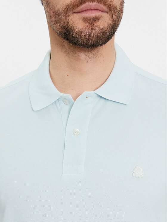 United Colors Of Benetton United Colors Of Benetton Поло 3089J3179 Голубий Regular Fit