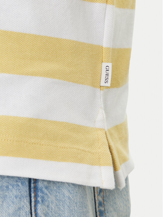 Guess Jeans Guess Jeans Поло M6GP00 KCOT1 Жовтий Regular Fit