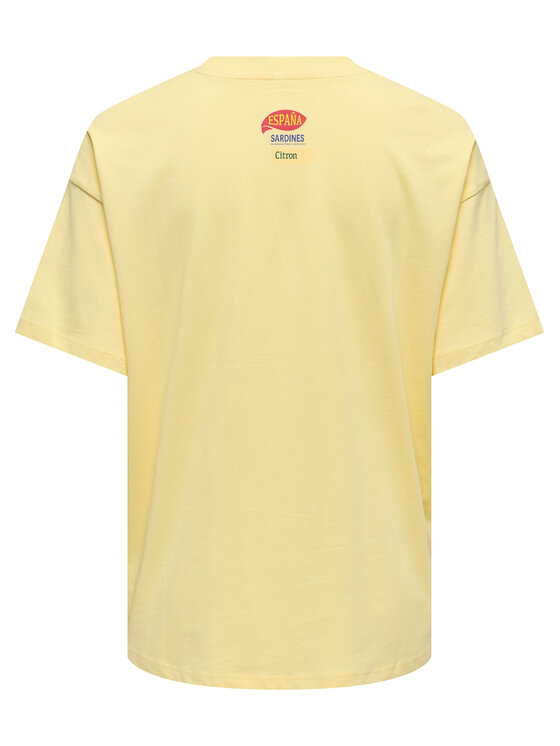 ONLY ONLY Футболка Vivvi 15346761 Світло-жовтий Regular Fit