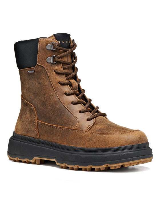 Geox Botines planos Geox D Lamidie + Grip Abx D66XMA 000CL C6021 Marrón oscuro