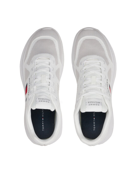 Tommy Hilfiger Superge Tommy Hilfiger Modern Runner Knit Evo Ess FM0FM05245 Bela