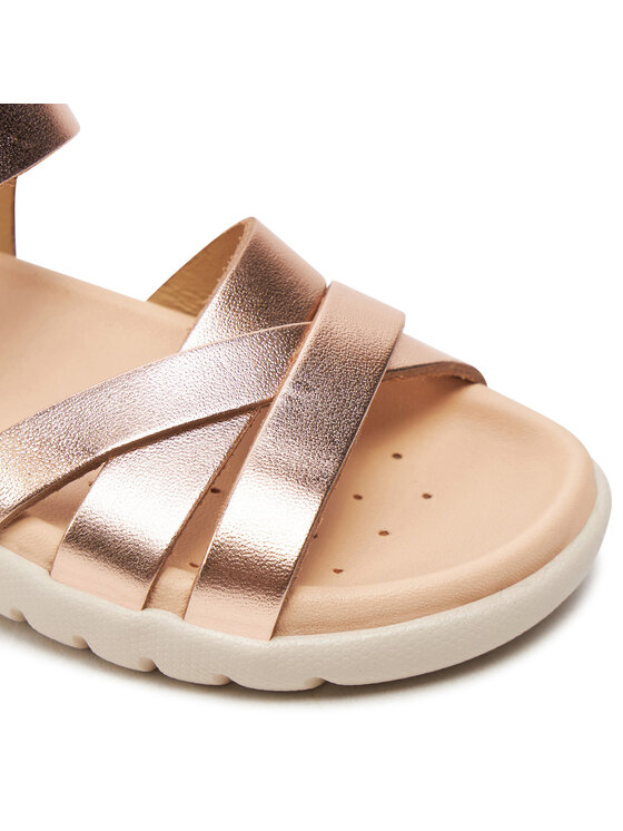 Geox Sandali Geox J Sandal Soleima Gir J45GSA 000CF C7018 M Rožnato zlato