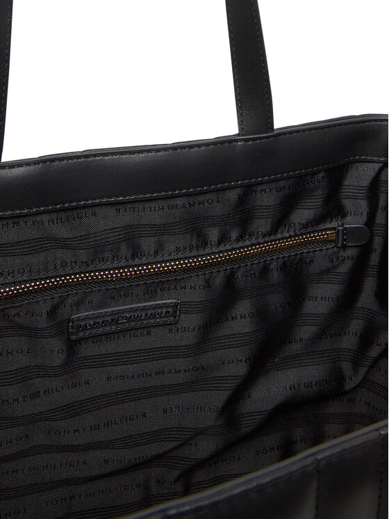 Tommy Hilfiger Soma Tommy Hilfiger Th Feminine Tote AW0AW17452 Melns