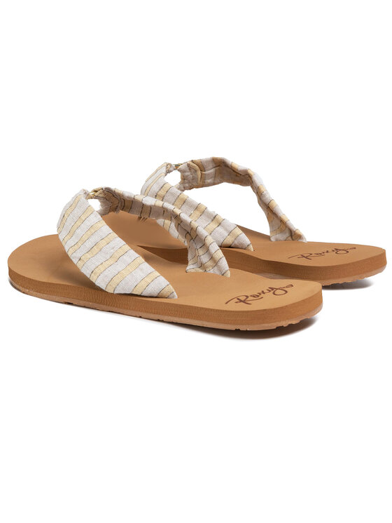 Roxy Šlepetės per pirštą Roxy ARJL100789 Ruda