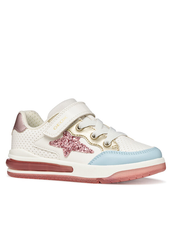 Geox Sneakers Geox J Sketlite Girl J65NWA 054AJ C1Z8W S Alb