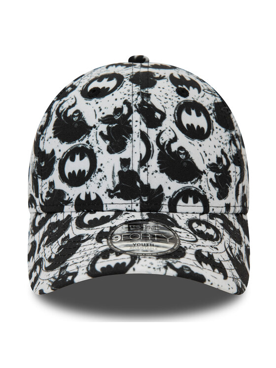 New Era Шапка с козирка New Era Kids Super Aop 940 Batman 60435030 S Бял