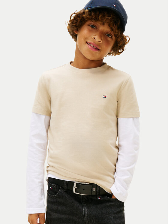 Tommy Hilfiger Tommy Hilfiger Camiseta KB0KB06879 Beis Regular Fit
