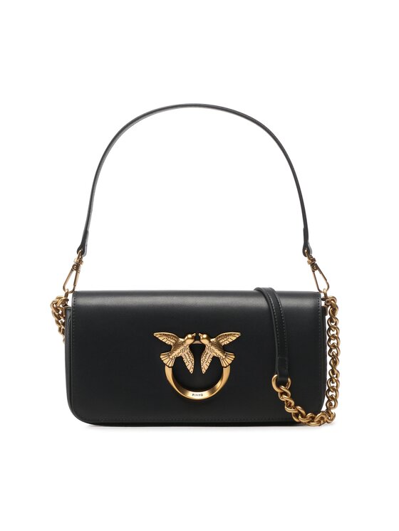 PINKO Τσάντα Pinko Love Click Baguette Mini Vitello Seta PE 23 PLTT100068 A0F1 Μαύρο